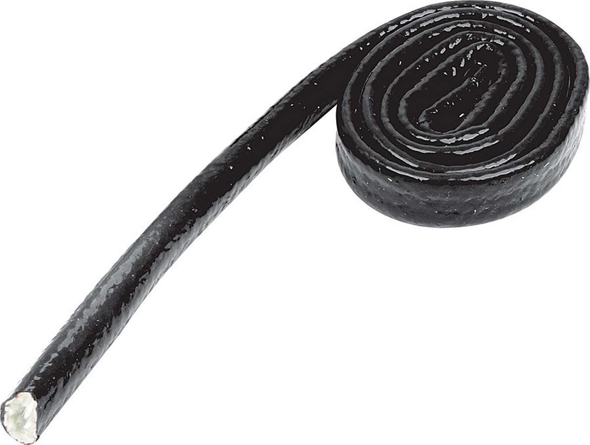 Allstar Performance 34290 Hose and Wire Sleeve, 1/4 in ID, 3 ft, Silicone / Fiberglass, Black, Each
