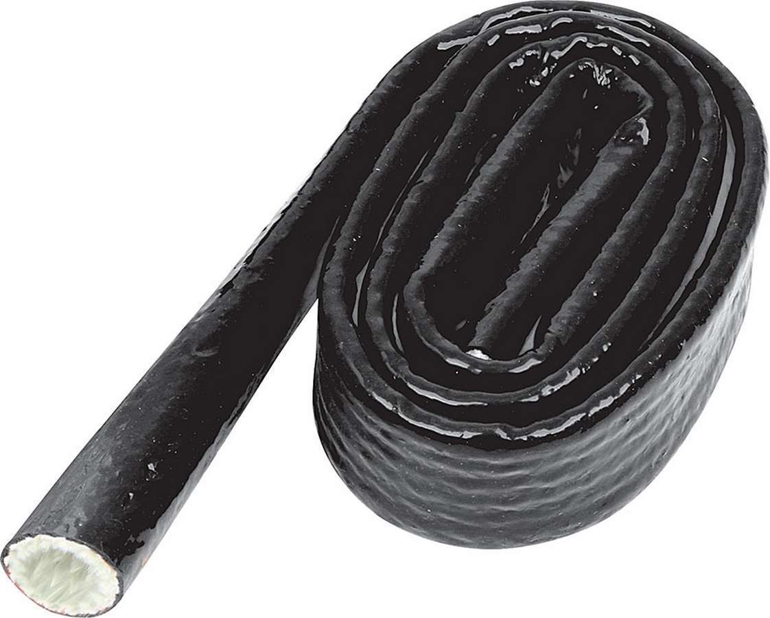 Allstar Performance 34292 Hose and Wire Sleeve, 1/2 in ID, 3 ft, Silicone / Fiberglass, Black, Each