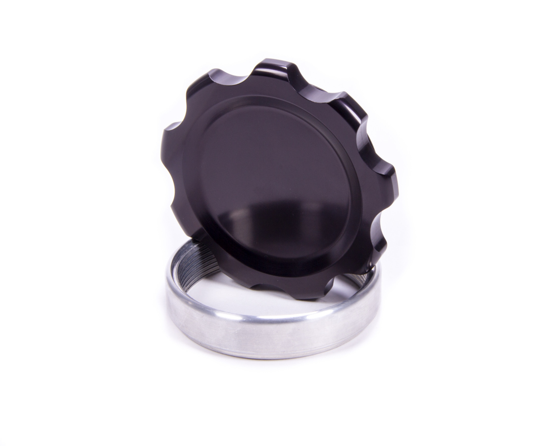 Allstar Performance 36171 - Filler Cap Black with Weld-In Alum Bung Large