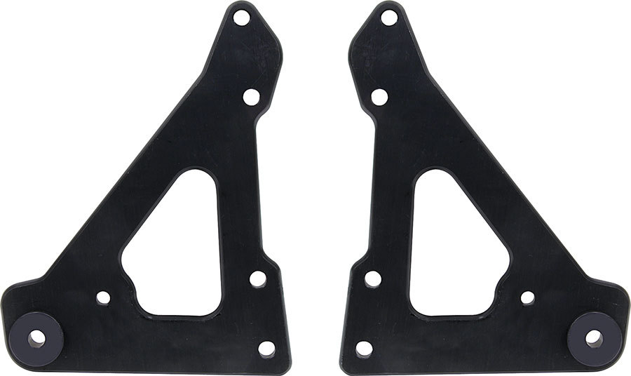 Front Motor Plate 2pc w/ Bushings Black