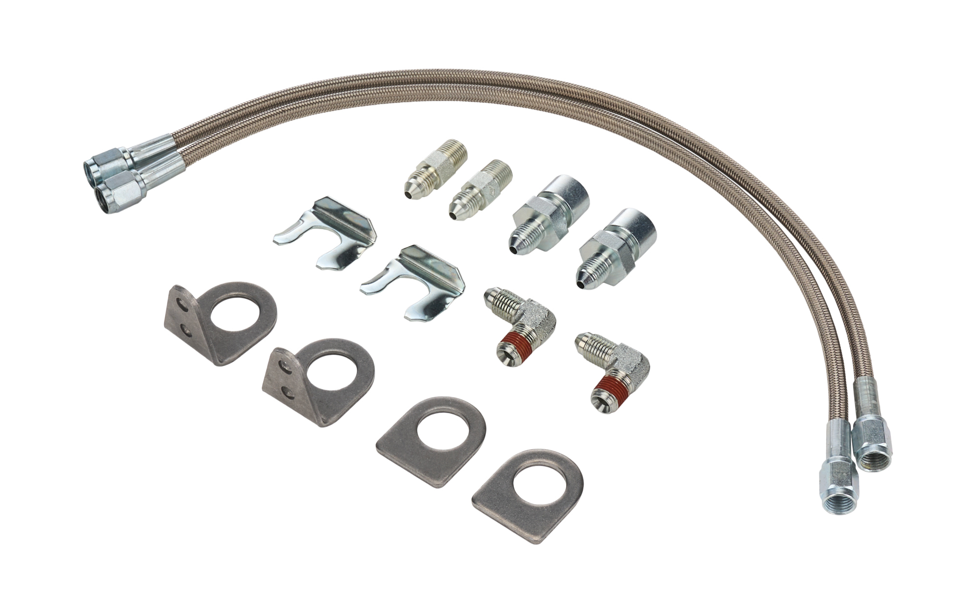 ALLSTAR PERFORMANCE — ALLSTAR PERFORMANCE Brake Line Kit Drag Wilwood or Strange