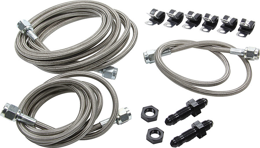 ALLSTAR PERFORMANCE — ALLSTAR PERFORMANCE Front End Brake Line Kit Mod Aftermarket Calipers