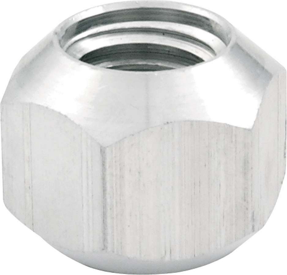 Allstar Performance 44096-100 Lug Nut, 5/8-11 in Thread, 1 in Hex Head, Double 45 Degree Seat, Open End, Aluminum, Natural, Set of 100