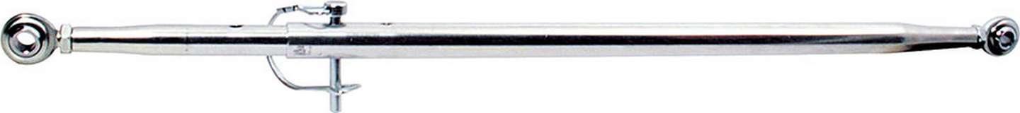 Allstar Performance 48004 Wing Adjuster, 20 to 32 in Long, 1 in Increments, Lock Pin, Steel Rod Ends, Aluminum Body, Each