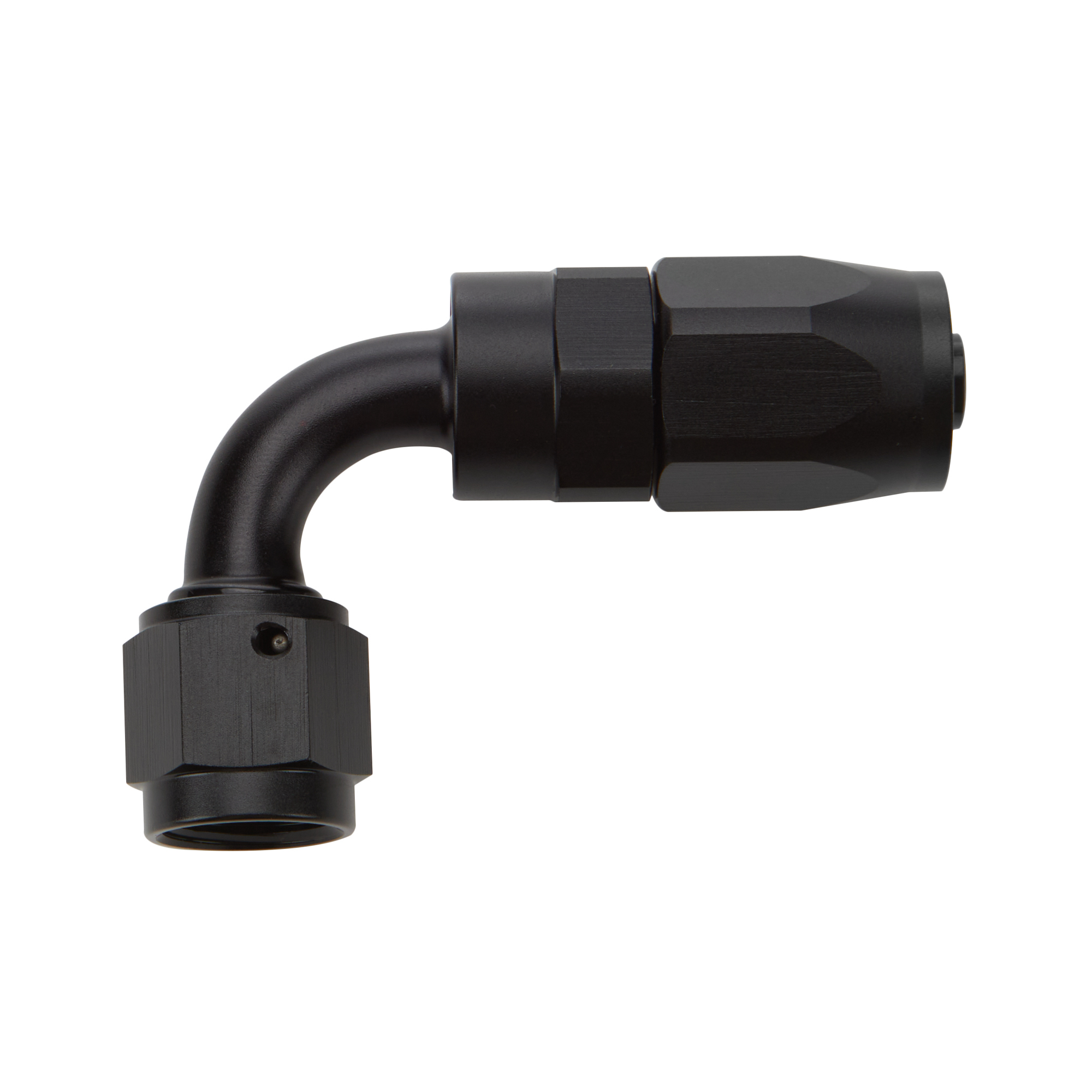 ALLSTAR PERFORMANCE — ALLSTAR PERFORMANCE Reusable Hose End Black 90 Deg Elbow -12