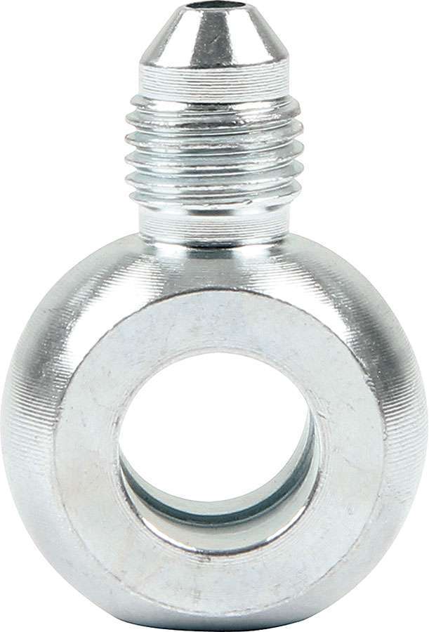 Allstar Performance 50067 Fitting, Adapter Banjo, Straight, 3 AN Male to 10 mm Banjo, Steel, Zinc Oxide, Pair