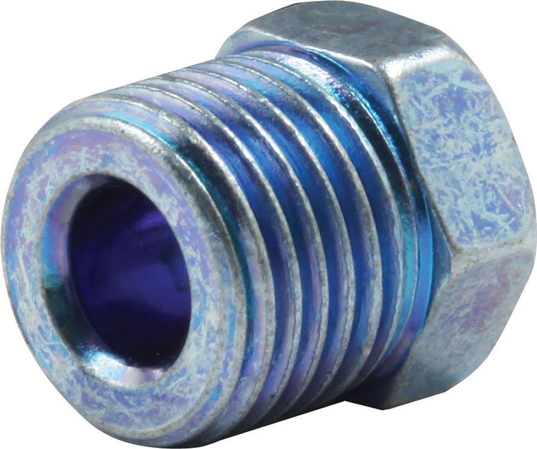 Allstar Performance 50119 Fitting, Flare Nut, 9/16-18 in Inverted Flare Male, Steel, 1/4 in Hardline, Pair