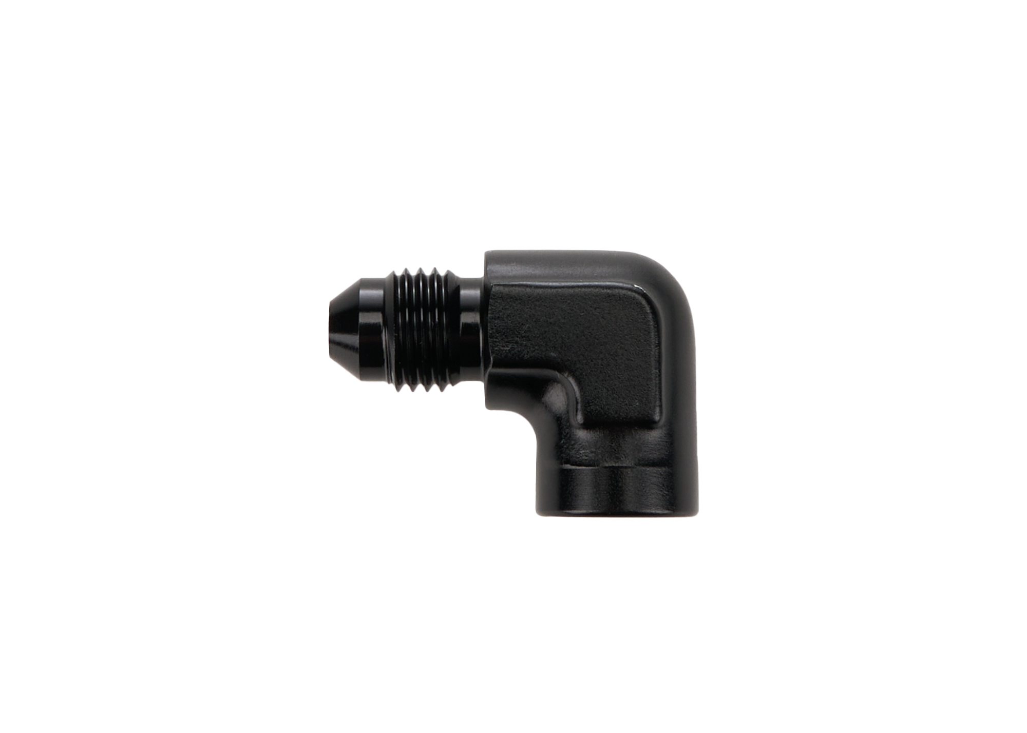 Adapter Fitting Aluminum 4AN to 1/8 NPT 90 Deg