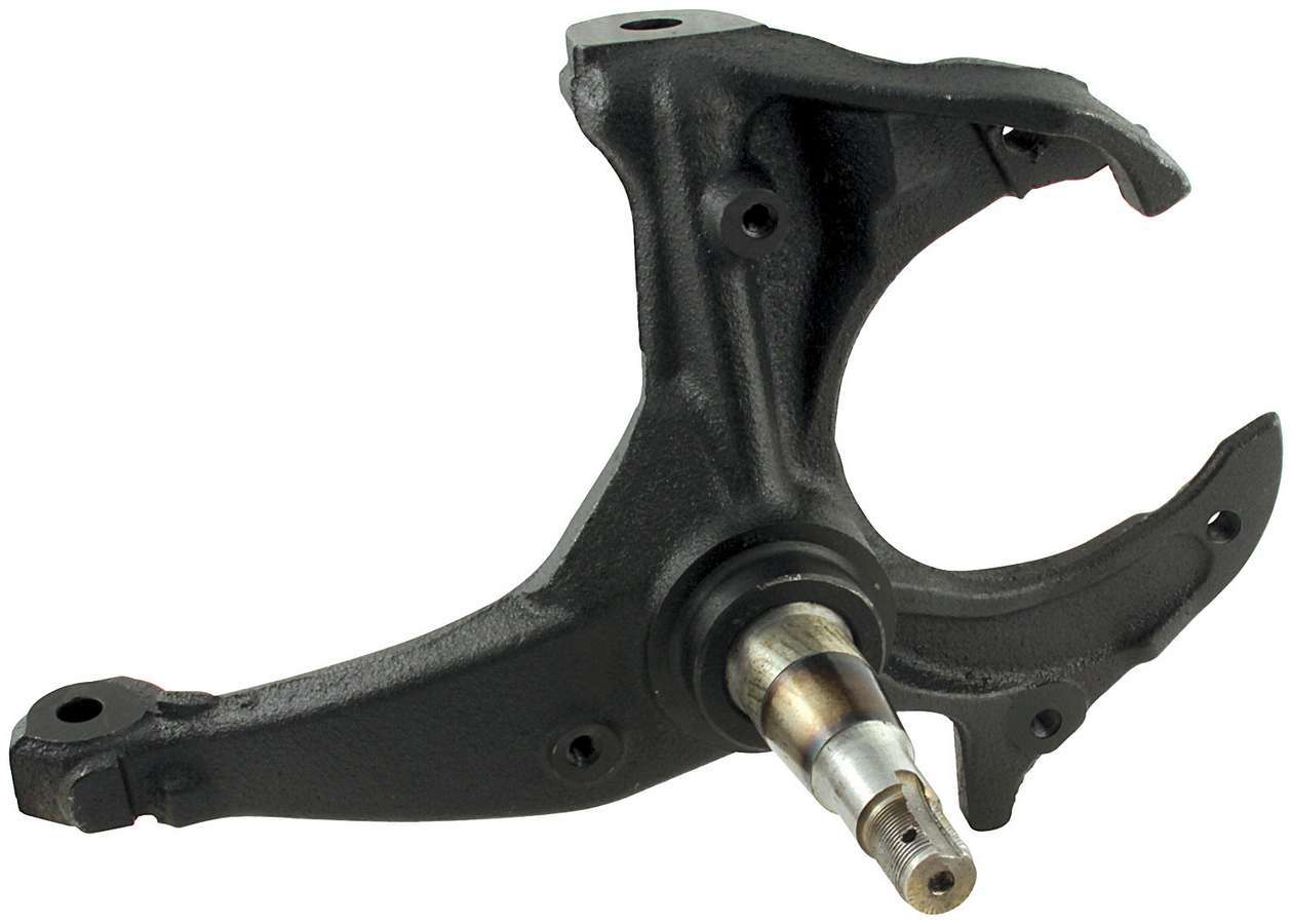 Allstar Performance 56318 Spindle, Stock Pin Height, Driver Side, Forged Steel, Black Paint, GM G-Body, Each