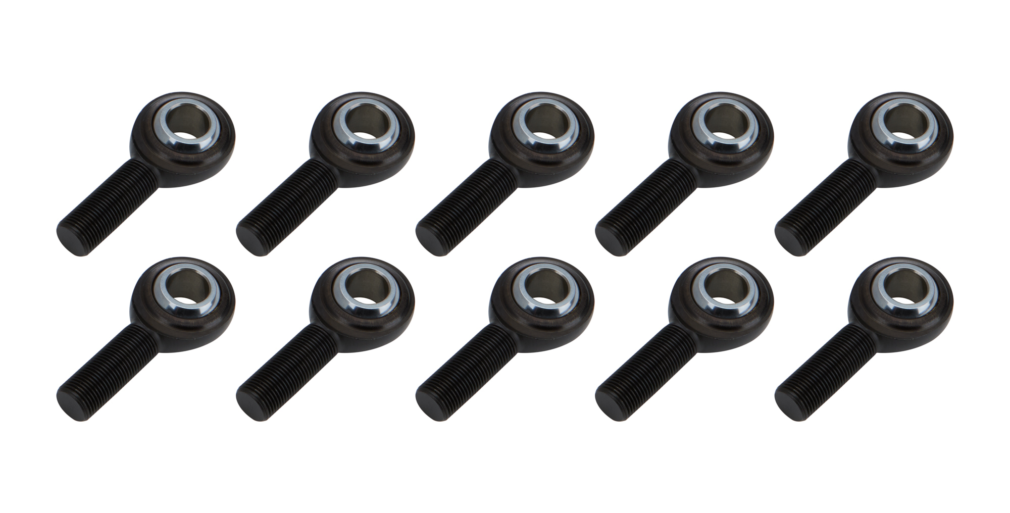 Allstar Performance 58080-10 Rod End, Pro Series, Spherical, 5/8 in Bore, 5/8-18 in Right Hand Male Thread, PTFE Lined, Chromoly, Black Oxide, Set of 10