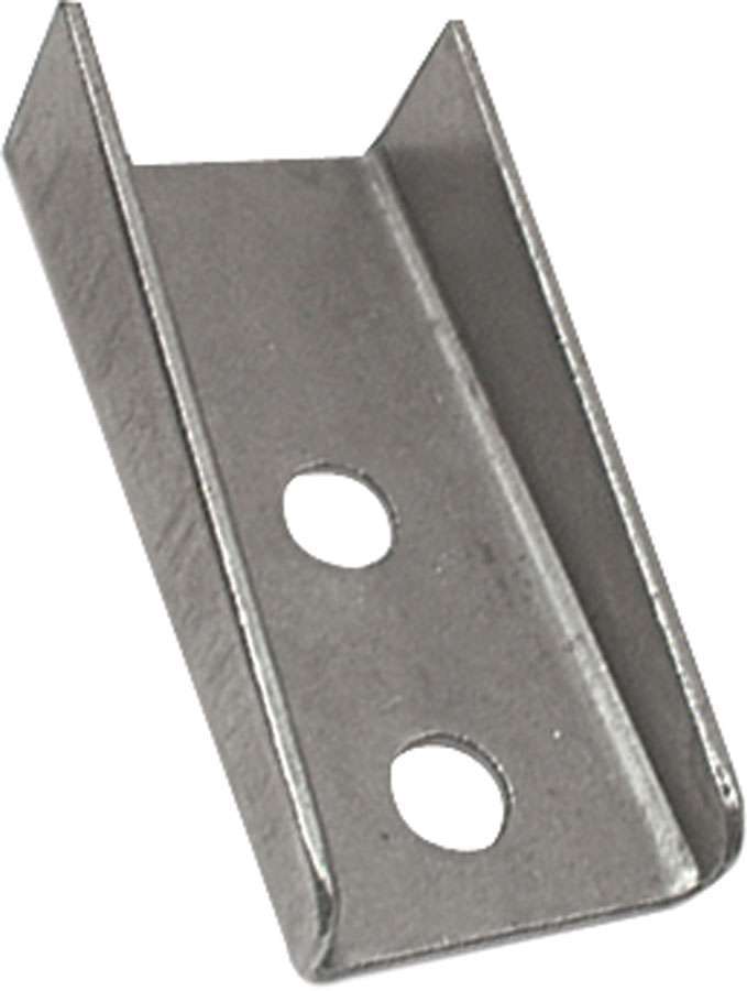 Allstar Performance 60061-25 - Fuel Cell Mount, Weld-On, 3/8 in Holes, 3 in Long, Steel, Natural, Universal, Set of 25