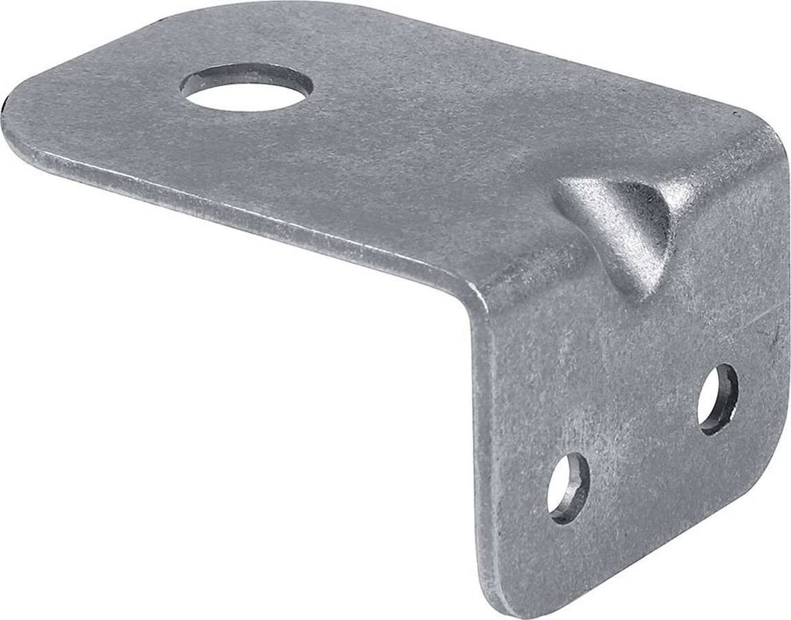Allstar Performance 60067 Hood Pin Bracket, Bolt-On, 1/2 in OD, 3/32 in Thick, Steel, Natural, Each
