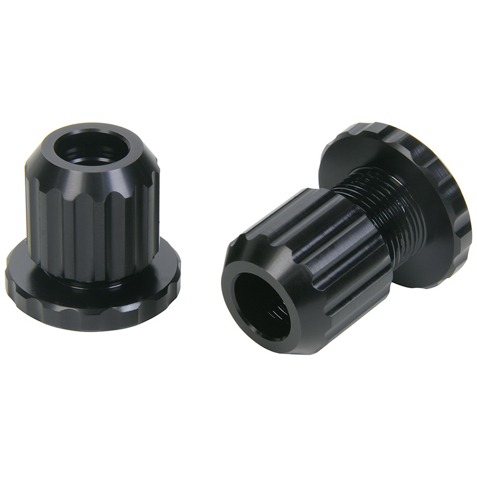 Allstar Performance 60178 Top Link Spacer, 3/4 in ID Holes, Adjustable, 1-3/4 in to 2-1/2 in Wide, Aluminum, Black Anodized, Pair