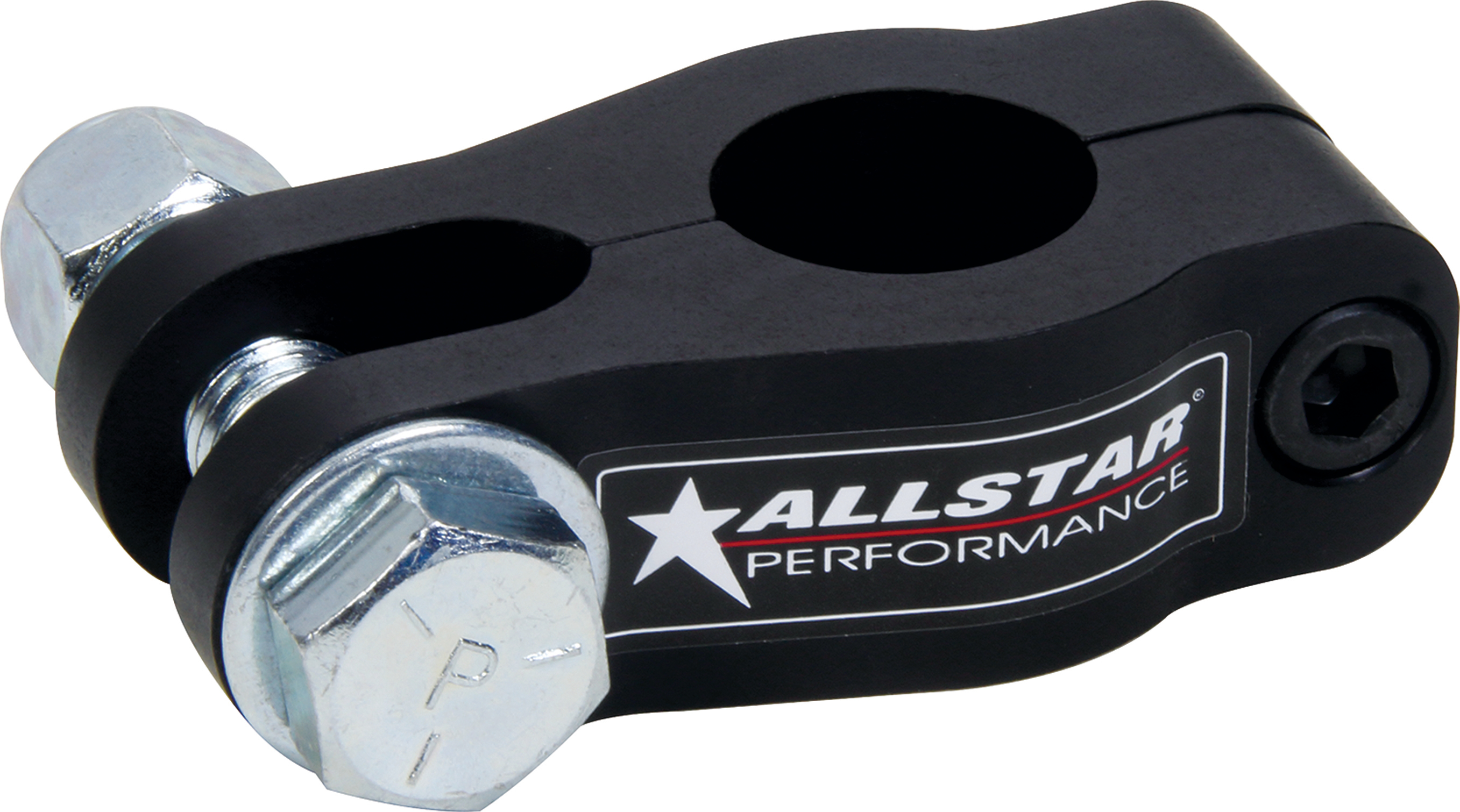Allstar Performance 60182 Panhard Bar Bracket, Frame Mount, Clamp-On, Aluminum, Black Anodized, 1-1/2 in Tubing, Each