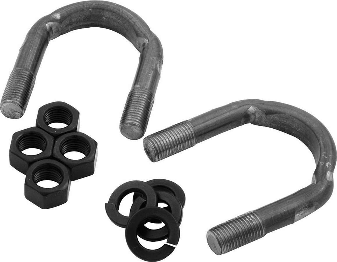 Allstar Performance 69016 - Universal Joint U-Bolt, Nuts / Washers Included, Steel, Natural, 1350 Series Yoke, Kit