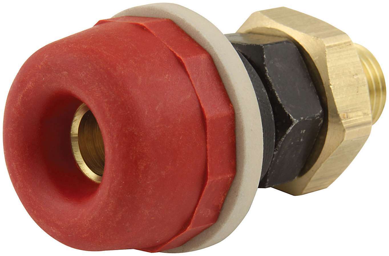 Allstar Performance 76301 Remote Battery Terminal, Quick Disconnect, 1/2 in Diameter Hole, Female, Red, Each