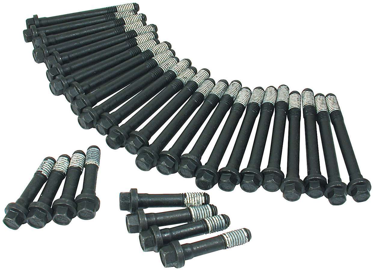 Allstar Performance 87002 Cylinder Head Bolt Kit, Hex Head,