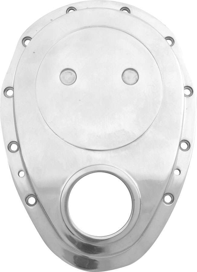 Allstar Performance 90008 Timing Cover, 1-Piece, Aluminum, Polished, Small Block Chevy, Each