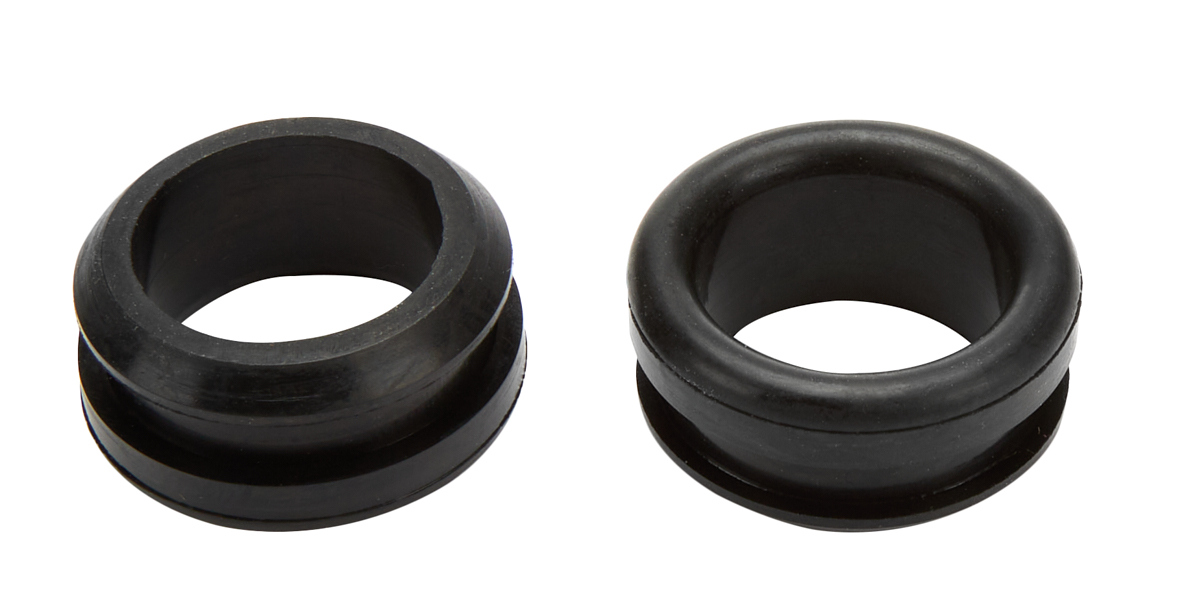 Allstar Performance 99017 Breather Grommet, 0.990 in ID, 1.360 in OD, Rubber, Black, Pair