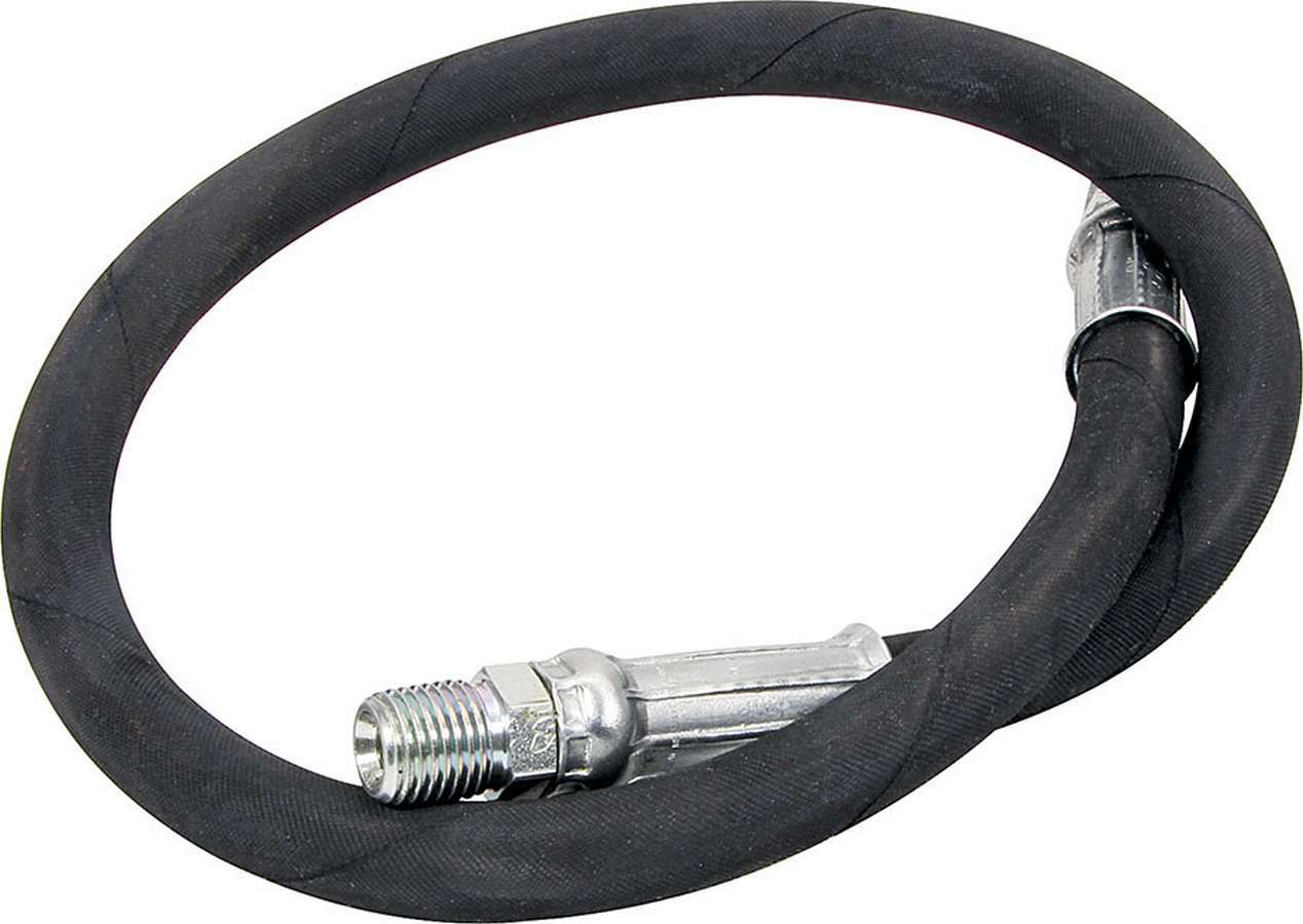 Allstar Performance 99277 Hydraulic Hose, 26 in Long, 9/16-18 in Right Hand Male Thread, Rubber, Black, Race Car Lifts, Each