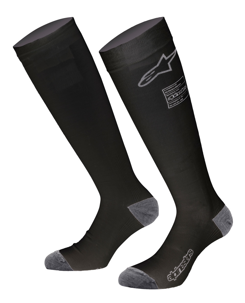 Alpinestars 4704321-10-XL - Socks ZX Evo V3 Black X-Large