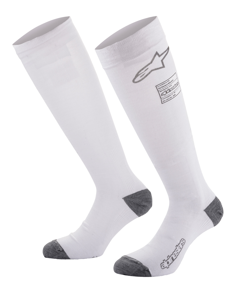 Alpinestars 4704321-20-M - Socks ZX Evo V3 White Medium