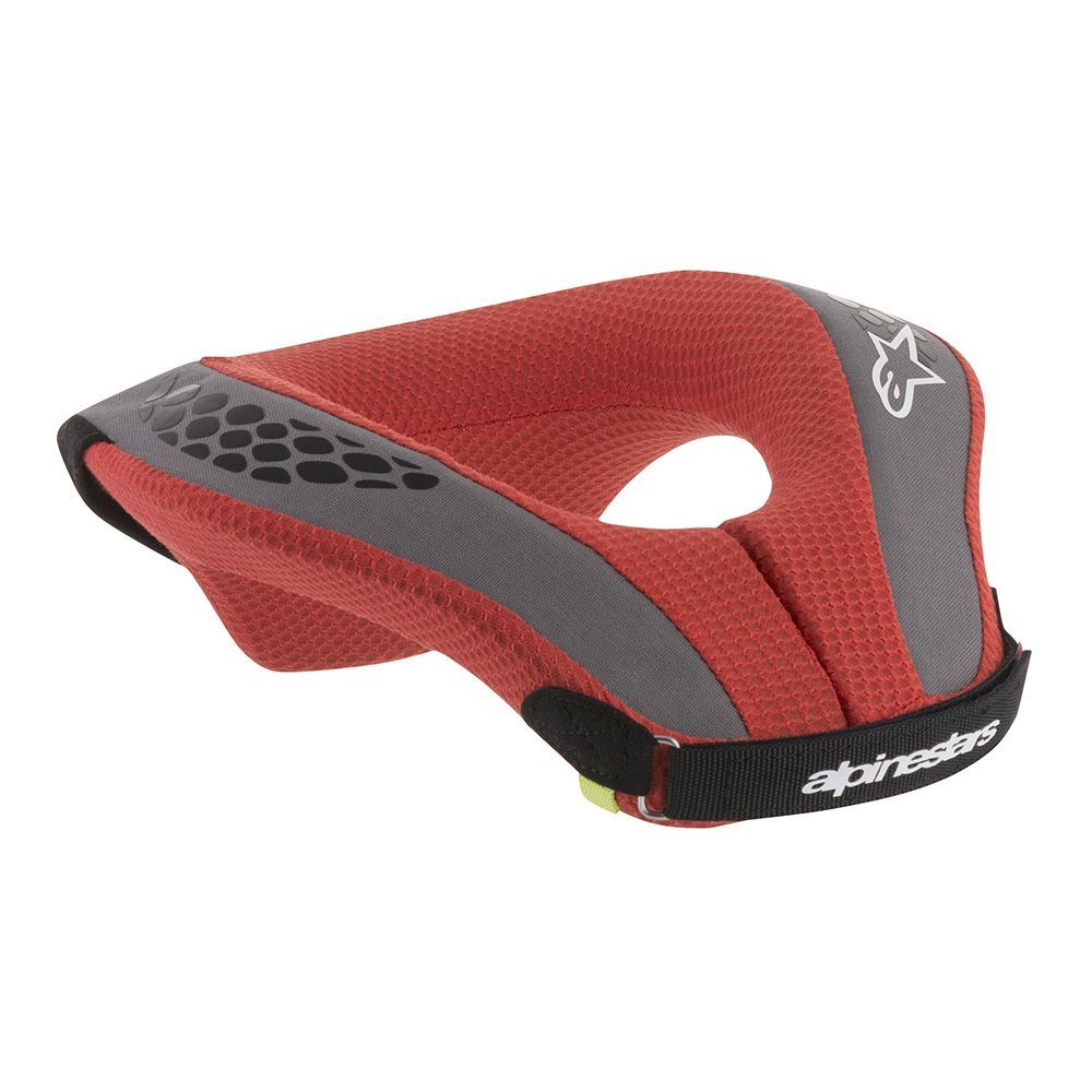 Alpinestars 6741018-13-S/M Neck Support, Sequence Neck Roll, Padded, Black / Red, Youth Small / Medium, Each