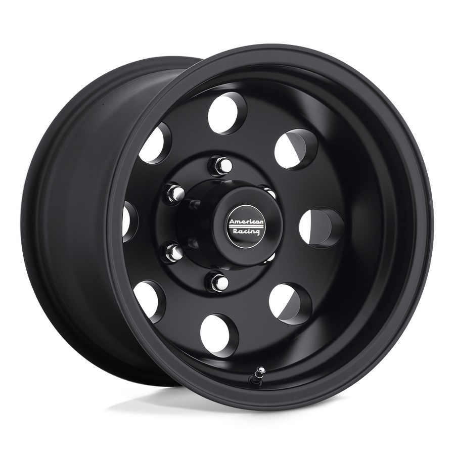 American Racing AR172 Baja Black Wheels 15x8 Wheel, Baja, Aluminum, Matte Black, 15 in. x 8.0 in., 5 x 4.50 in. Bolt Circle, 5.290 in. Backspace, Each thumbnail 7