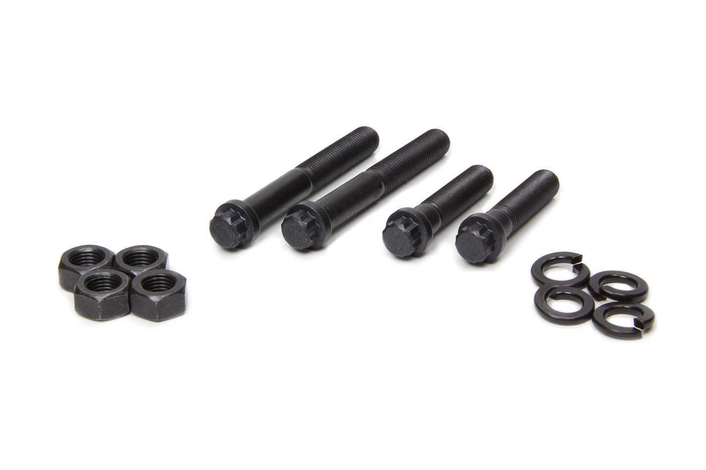 Argo Manufacturing AU437 Spindle Hardware, 7/16-20 Thread, Two 3-1/4 in Bolts, Two 2 in Long Bolts, 12 Point Head, Lock Washers / Nuts Included, Steel, Natural, Argo AMC Pacer Spindles, Kit