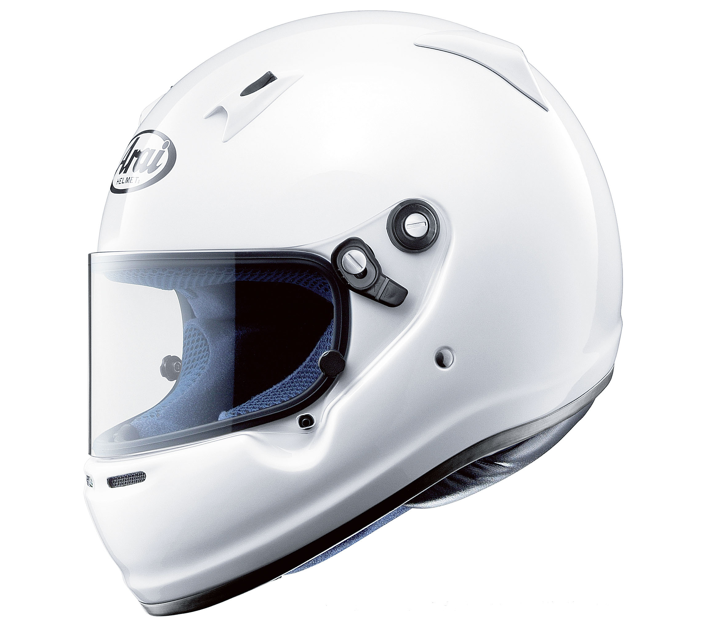 Helmet - CK-6 - Closed Face - Snell SA2020 - FIA Approved - Head and Neck Support Ready - White - Small - Each