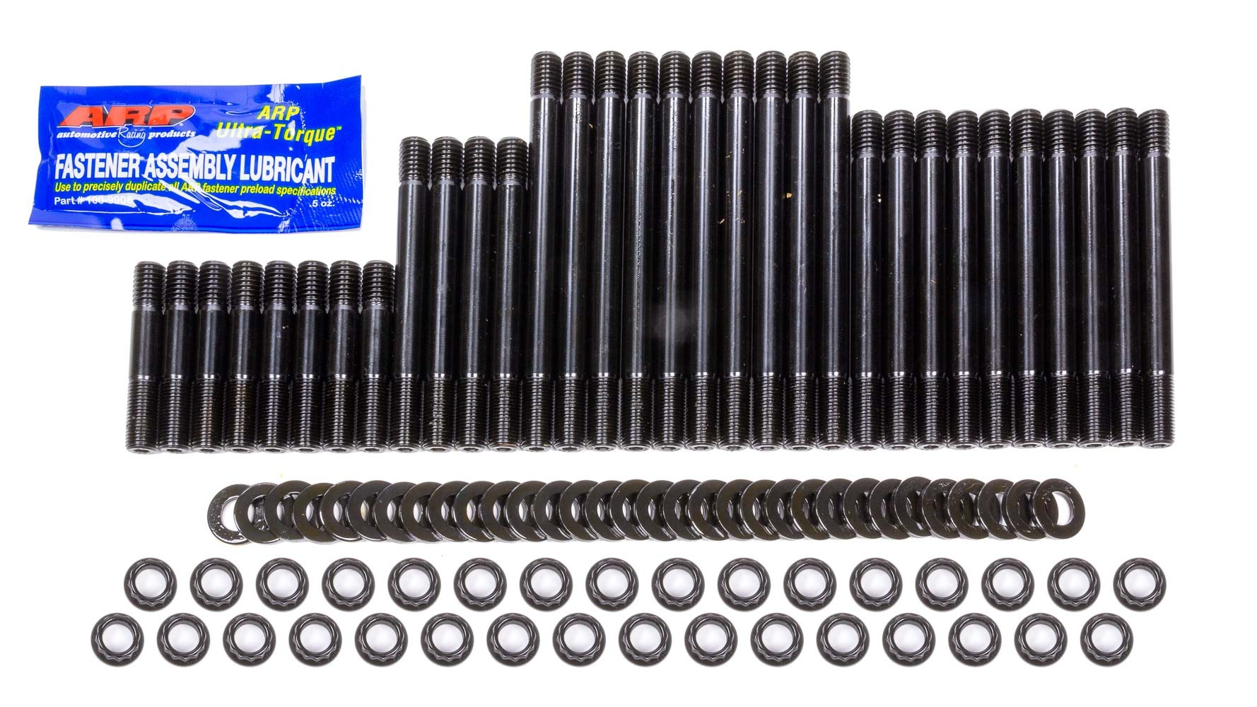 ARP 135-4305 Cylinder Head Stud, 12 Point Nuts, Chromoly, Black Oxide, 18 Degree Air Flow Research, Big Block Chevy, Kit