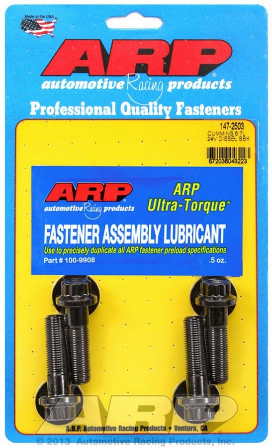 ARP 1292503 Harmonic Balancer Bolt, 18 mm x 1.50 Thread, 2.