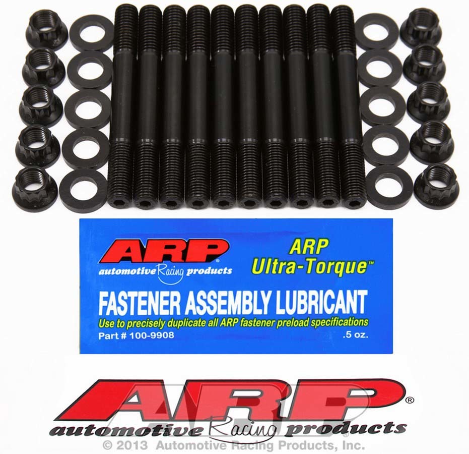 ARP 202-5401 Main Stud Kit, 12 Point Nuts, 2-Bolt Mains, Chromoly, Black Oxide, Nissan 4-Cylinder, Kit