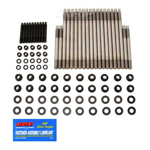 ARP 234-4313 Cylinder Head Stud Kit, 12 Point Nuts, Chromoly, Natural, GM LS-Series 1997-2003, Kit