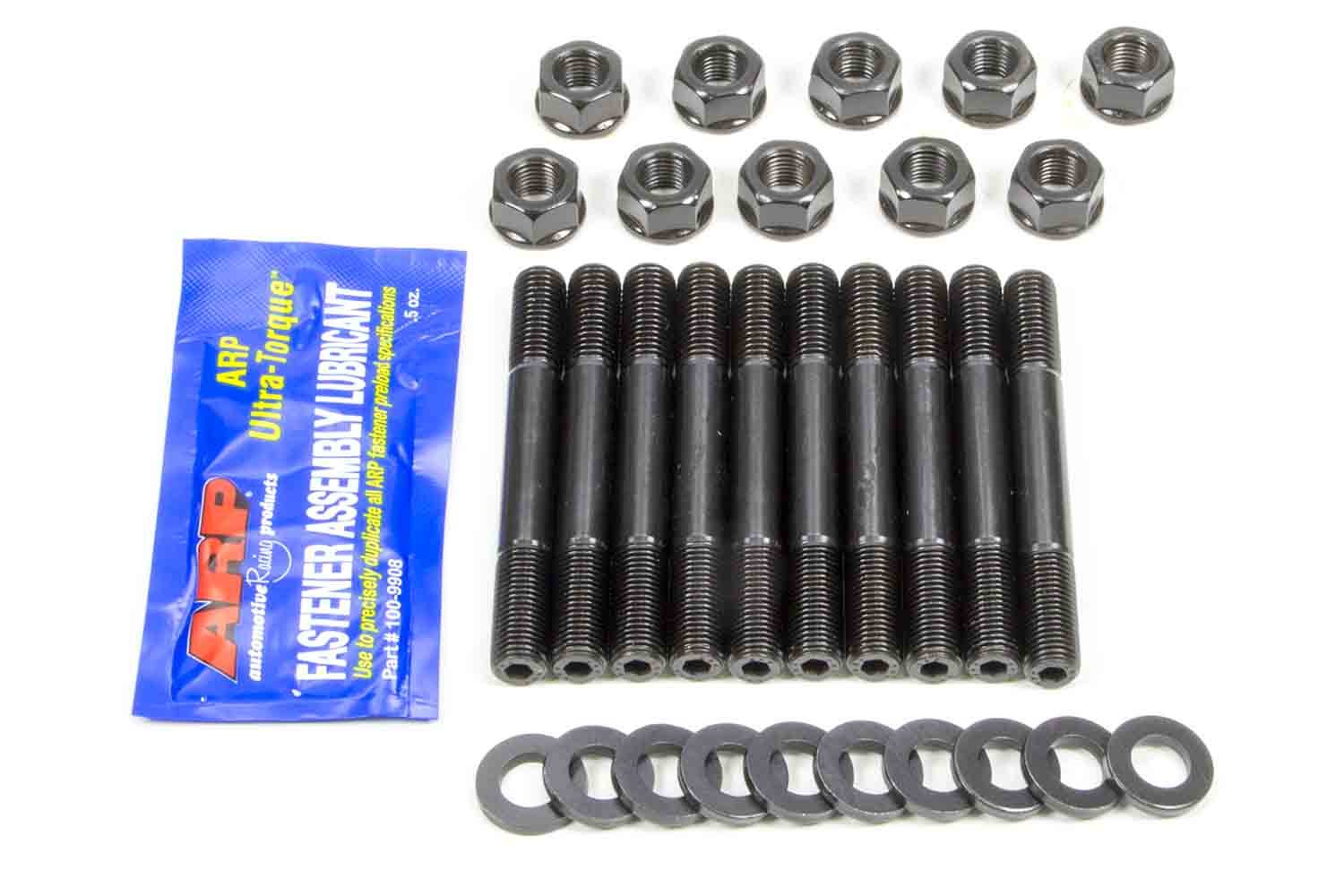 ARP 281-5401 Main Stud Kit, Hex Nuts, 2-Bolt Mains, Chromoly, Black Oxide, Oldsmobile 4-Cylinder, Kit