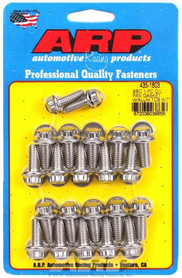 ARP BBC S/S Oil Pan Bolt Kit 12pt.
