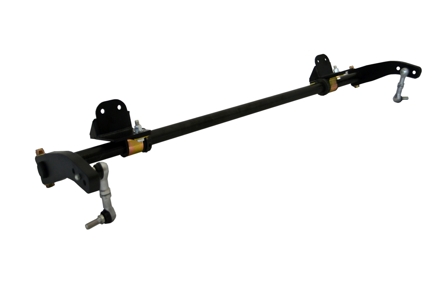 Sway Bar - Musclebar - 1 in Diameter - Mounting Hardware / Posi-Link End Links - Steel - Black Powder Coat - Ridetech Rear Suspension - Chevy Corvette 1968-79 - Kit