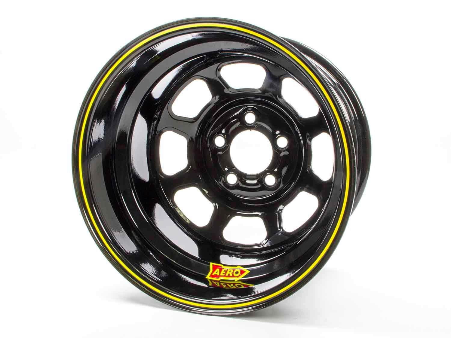 Aero Race 15x8 1in 4.75 Black  Wheel 