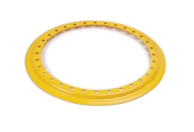 Aero Race Wheels 54-500002 Beadlock Ring, Steel, Yellow Paint, 15 in Wheels, Each