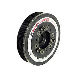 Harmonic Balancer - Super Damper - 6.325 in OD - SFI 18.1 - Steel - Black Oxide - Internal Balance - Small Block Ford - Each