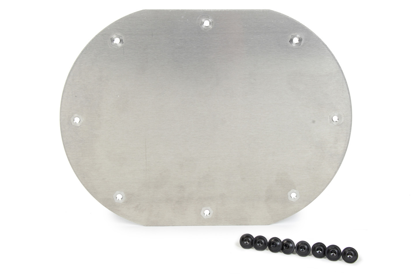ATL Fuel Cells 10-1379 Tail Tank Cover Plate, 8 x 10-1/2 in Oval, Aluminum, Natural, ATL Tail Tanks, Each