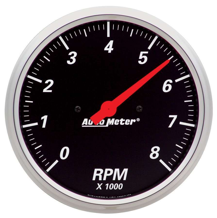 Autometer Designer Black 5in 8k RPM Tachometer Gauge thumbnail 8