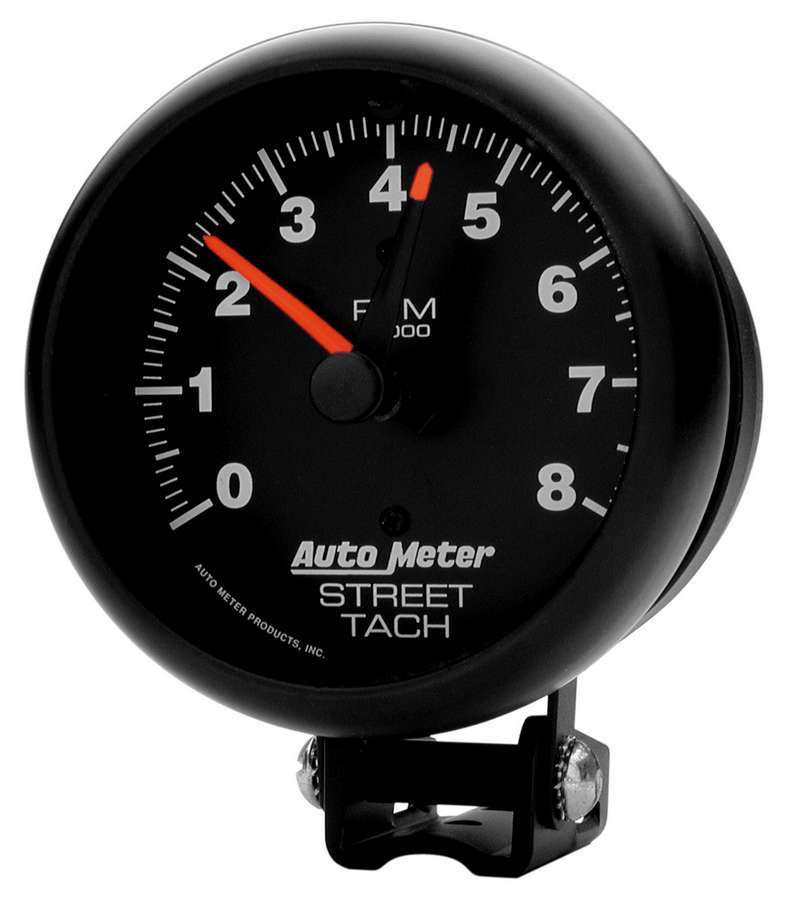 8000 Rpm Black Tach 