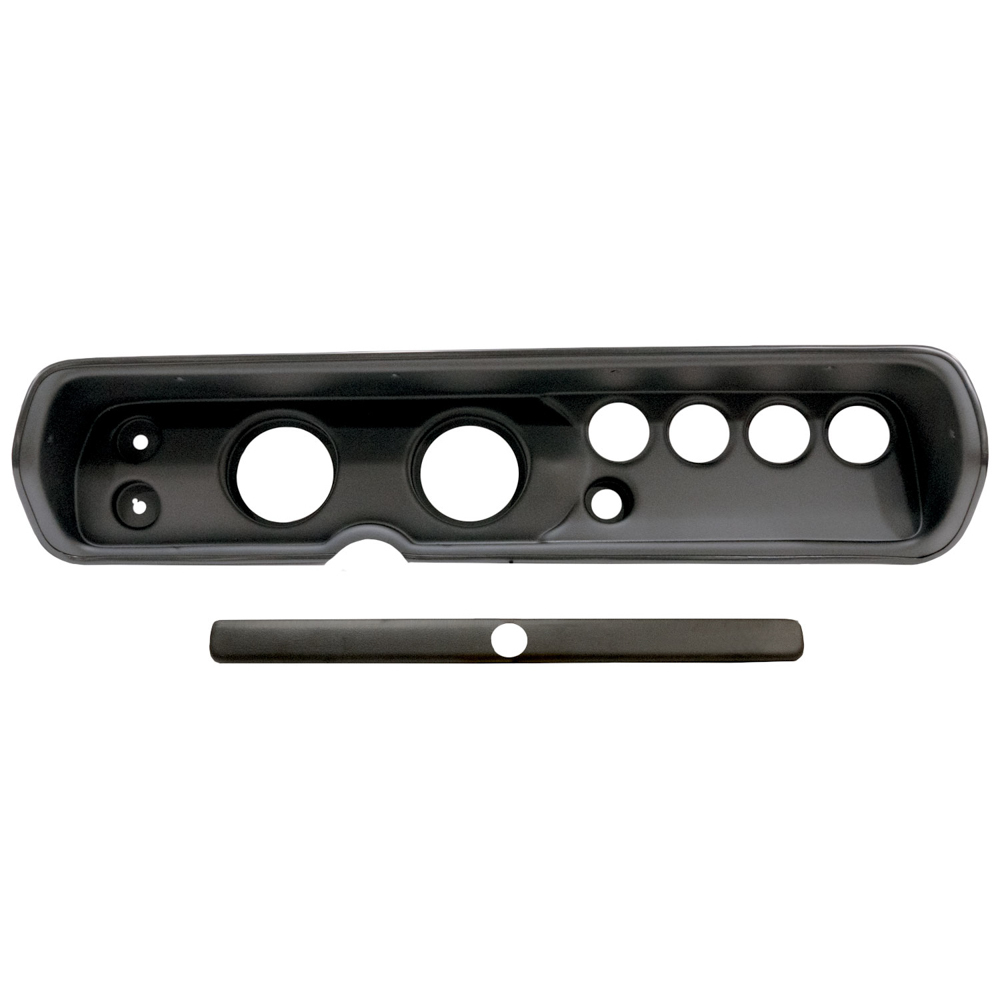 Auto Meter 2929 Dash Panel, Direct-Fit, Four 2-1/16 in Holes, Two 3-3/8 in Holes, Plastic, Black, GM A-Body 1964-65, Each