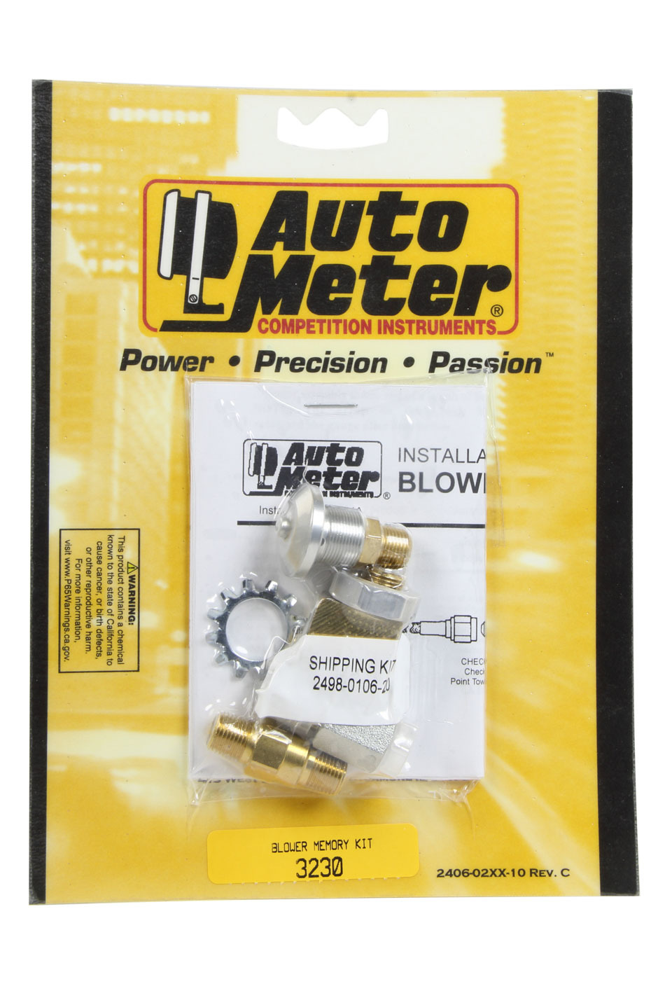 Auto Meter 3230 - Blower Memory Kit, Air Only, Kit