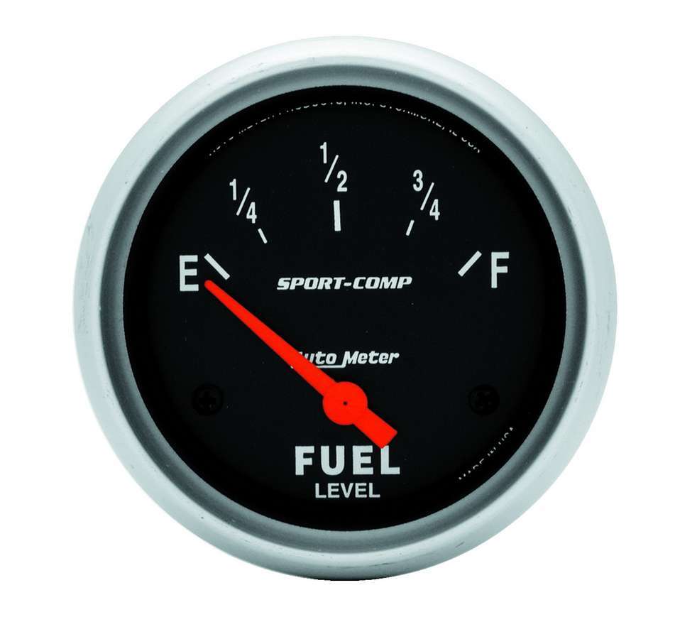 Autometer 3514 Fuel Level Gauge Sport Comp 0 90 Ohm Elect 5134