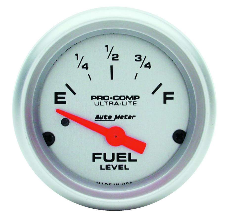 Auto Meter 4314 Fuel Level Gauge, Ultra-Lite, 0-90 ohm, Elec