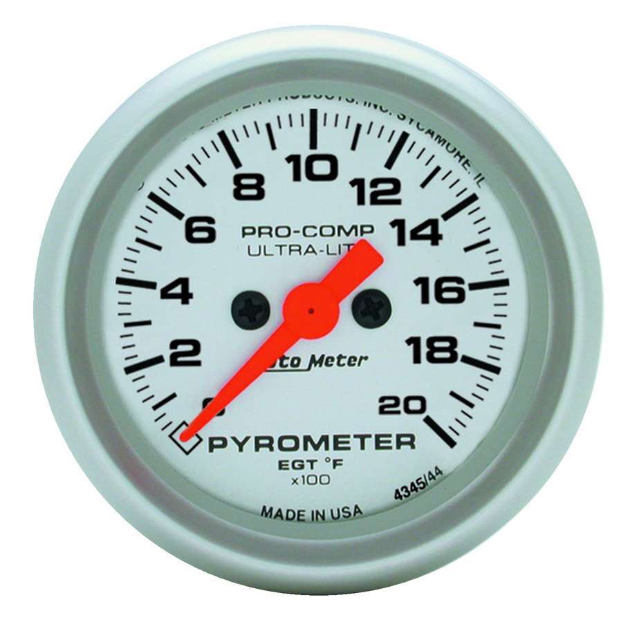 Autometer Ultra-Lite 52mm 0-2000 Deg F Electronic EGT Kit thumbnail 8