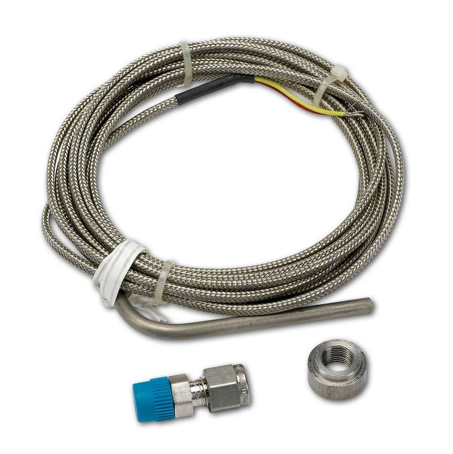 Auto Meter 5244 - EGT Probe, Competition Series, 3/16 in Diameter Probe, 10 ft Wire, Fittings Included, Kit