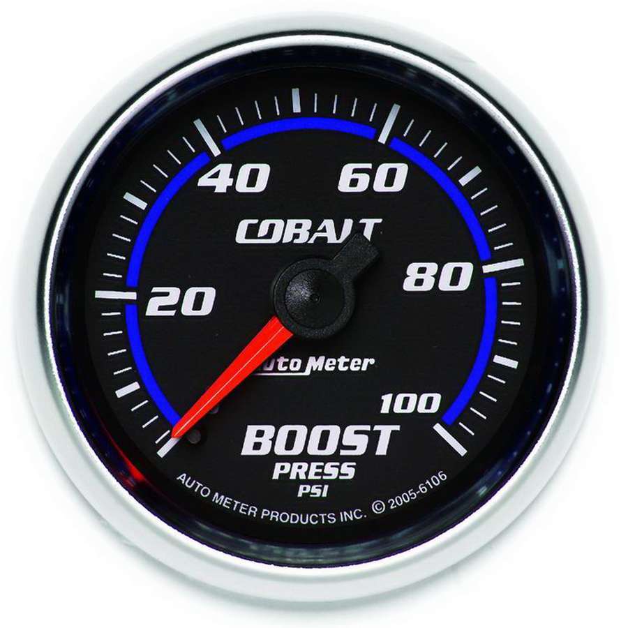 Autometer Cobalt 52mm 0-100psi Mechanical Boost Gauge thumbnail 8